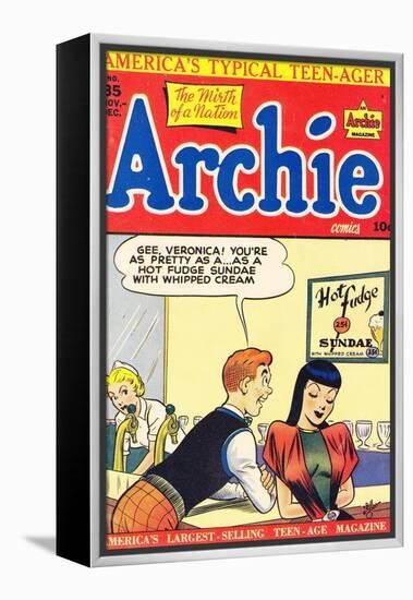 Archie Comics Retro: Archie Comic Book Cover No.35 (Aged)-Bill Vigoda-Framed Stretched Canvas