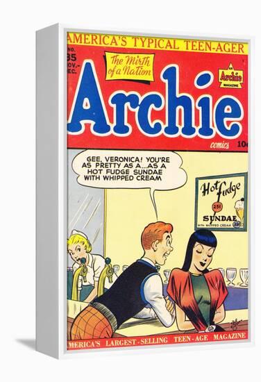 Archie Comics Retro: Archie Comic Book Cover No.35 (Aged)-Bill Vigoda-Framed Stretched Canvas