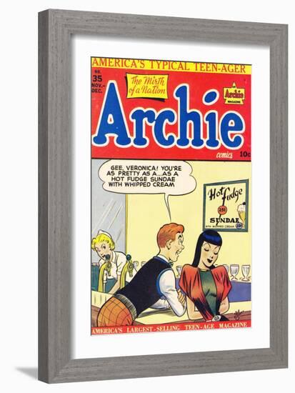 Archie Comics Retro: Archie Comic Book Cover No.35 (Aged)-Bill Vigoda-Framed Art Print