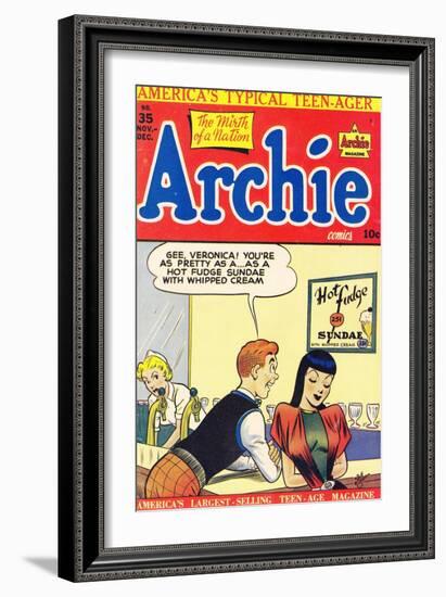 Archie Comics Retro: Archie Comic Book Cover No.35 (Aged)-Bill Vigoda-Framed Art Print