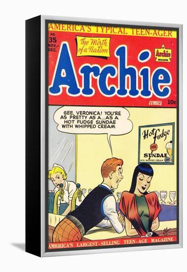 Archie Comics Retro: Archie Comic Book Cover No.35 (Aged)-Bill Vigoda-Framed Stretched Canvas