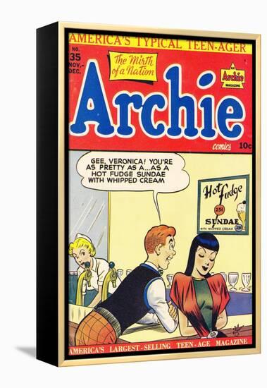 Archie Comics Retro: Archie Comic Book Cover No.35 (Aged)-Bill Vigoda-Framed Stretched Canvas