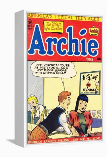 Archie Comics Retro: Archie Comic Book Cover No.35 (Aged)-Bill Vigoda-Framed Stretched Canvas