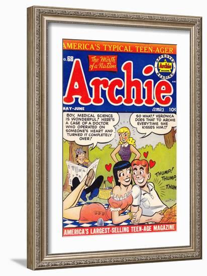 Archie Comics Retro: Archie Comic Book Cover No.68 (Aged)-null-Framed Premium Giclee Print
