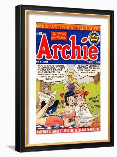 Archie Comics Retro: Archie Comic Book Cover No.68 (Aged)-null-Framed Premium Giclee Print