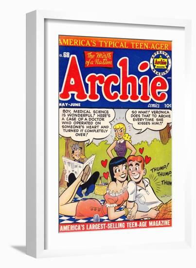 Archie Comics Retro: Archie Comic Book Cover No.68 (Aged)-null-Framed Art Print