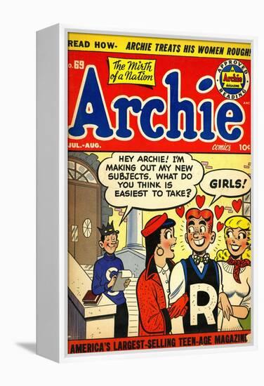 Archie Comics Retro: Archie Comic Book Cover No.69 (Aged)-null-Framed Stretched Canvas