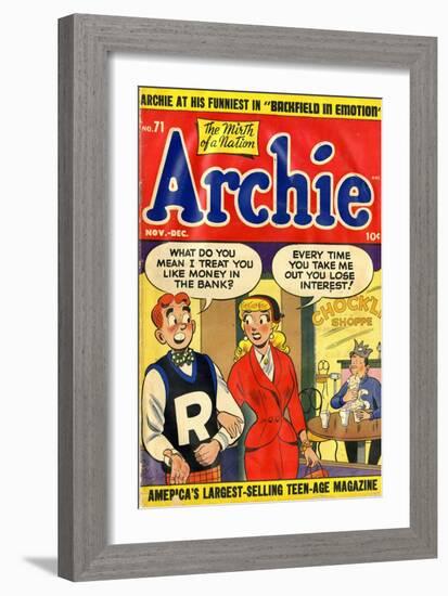 Archie Comics Retro: Archie Comic Book Cover No.71 (Aged)-null-Framed Art Print