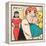 Archie Comics Retro: Archie Comic Panel; Archie, Betty and Veronica (Aged)-null-Framed Stretched Canvas