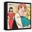 Archie Comics Retro: Archie Comic Panel; Archie, Betty and Veronica (Aged)-null-Framed Stretched Canvas