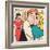 Archie Comics Retro: Archie Comic Panel; Archie, Betty and Veronica (Aged)-null-Framed Art Print