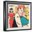 Archie Comics Retro: Archie Comic Panel; Archie, Betty and Veronica (Aged)-null-Framed Art Print