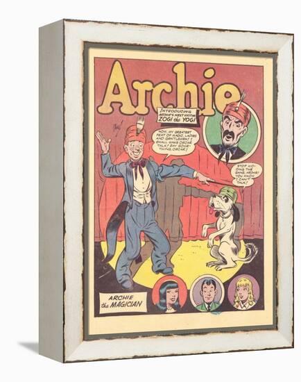 Archie Comics Retro: Archie Comic Panel Archie the Magician  (Aged)-Harry Sahle-Framed Stretched Canvas