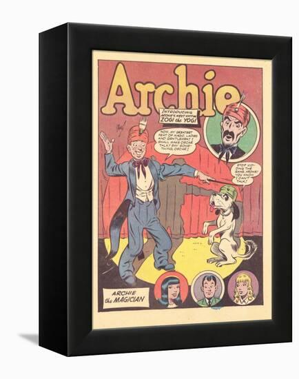 Archie Comics Retro: Archie Comic Panel Archie the Magician  (Aged)-Harry Sahle-Framed Stretched Canvas