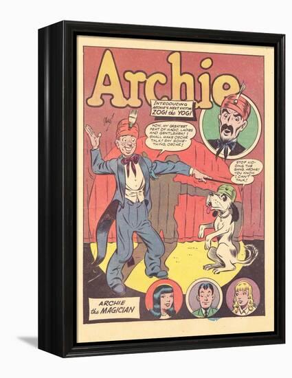 Archie Comics Retro: Archie Comic Panel Archie the Magician  (Aged)-Harry Sahle-Framed Stretched Canvas