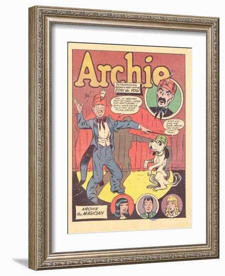 Archie Comics Retro: Archie Comic Panel Archie the Magician  (Aged)-Harry Sahle-Framed Art Print