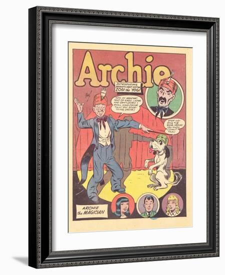 Archie Comics Retro: Archie Comic Panel Archie the Magician  (Aged)-Harry Sahle-Framed Art Print