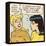 Archie Comics Retro: Betty and Veronica Comic Panel; Wolf Whistle (Aged)-null-Framed Stretched Canvas