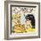 Archie Comics Retro: Betty and Veronica Comic Panel; Wolf Whistle (Aged)-null-Framed Art Print