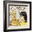 Archie Comics Retro: Betty and Veronica Comic Panel; Wolf Whistle (Aged)-null-Framed Art Print