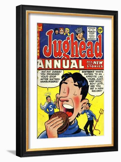 Archie Comics Retro: Jughead Annual Comic Book Cover No.3 (Aged)-null-Framed Premium Giclee Print