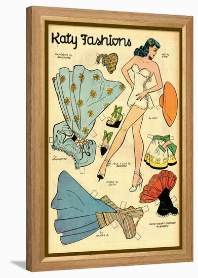 Archie Comics Retro: Katy Keene Fashions (Aged)-Bill Woggon-Framed Stretched Canvas