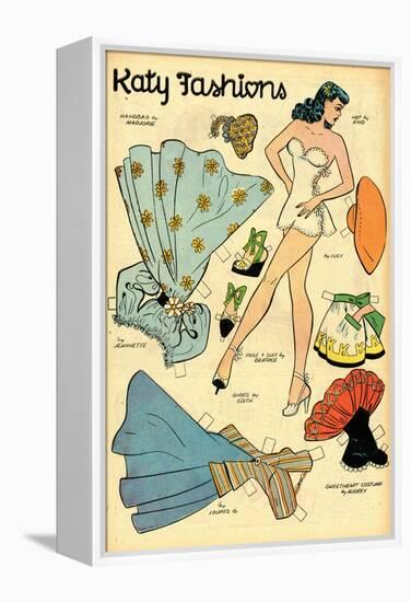 Archie Comics Retro: Katy Keene Fashions (Aged)-Bill Woggon-Framed Stretched Canvas