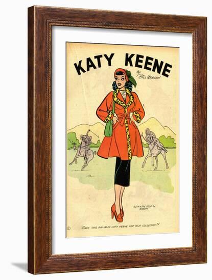 Archie Comics Retro: Katy Keene Pin-Up (Aged)-Bill Woggon-Framed Art Print