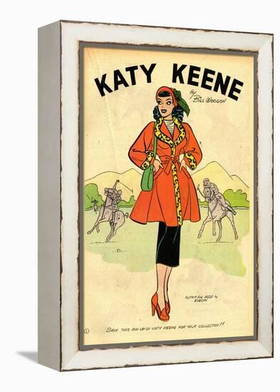 Archie Comics Retro: Katy Keene Pin-Up (Aged)-Bill Woggon-Framed Stretched Canvas
