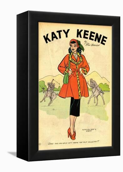 Archie Comics Retro: Katy Keene Pin-Up (Aged)-Bill Woggon-Framed Stretched Canvas