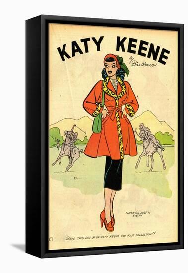 Archie Comics Retro: Katy Keene Pin-Up (Aged)-Bill Woggon-Framed Stretched Canvas