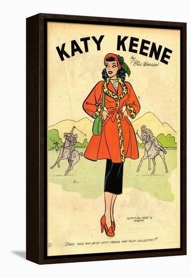 Archie Comics Retro: Katy Keene Pin-Up (Aged)-Bill Woggon-Framed Stretched Canvas