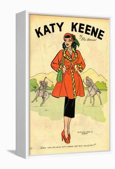 Archie Comics Retro: Katy Keene Pin-Up (Aged)-Bill Woggon-Framed Stretched Canvas