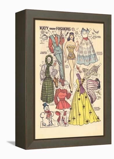 Archie Comics Retro: Katy Keene Snow Fashions (Aged)-Bill Woggon-Framed Stretched Canvas