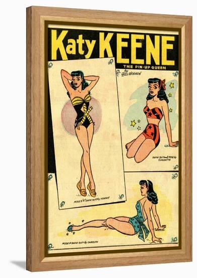 Archie Comics Retro: Katy Keene The Pin-Up Queen (Aged)-Bill Woggon-Framed Stretched Canvas