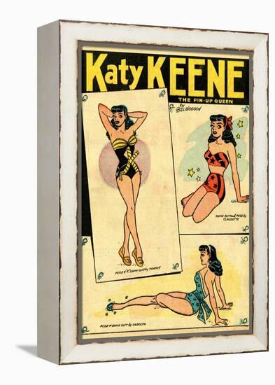 Archie Comics Retro: Katy Keene The Pin-Up Queen (Aged)-Bill Woggon-Framed Stretched Canvas