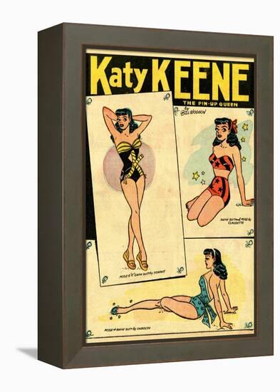 Archie Comics Retro: Katy Keene The Pin-Up Queen (Aged)-Bill Woggon-Framed Stretched Canvas