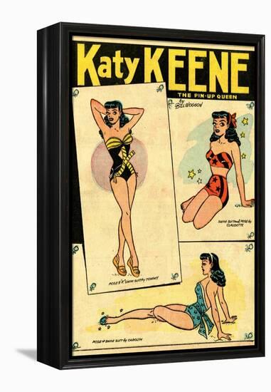 Archie Comics Retro: Katy Keene The Pin-Up Queen (Aged)-Bill Woggon-Framed Stretched Canvas