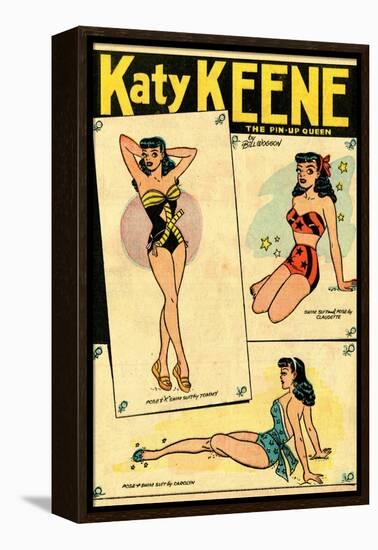 Archie Comics Retro: Katy Keene The Pin-Up Queen (Aged)-Bill Woggon-Framed Stretched Canvas