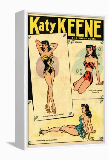 Archie Comics Retro: Katy Keene The Pin-Up Queen (Aged)-Bill Woggon-Framed Stretched Canvas