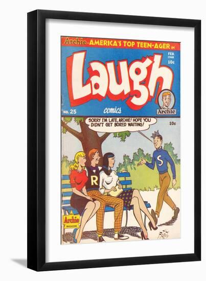 Archie Comics Retro: Laugh Comic Book Cover No.25 (Aged)-Al Fagaly-Framed Art Print