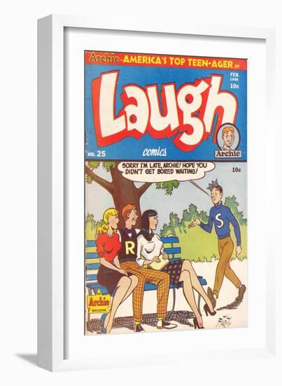 Archie Comics Retro: Laugh Comic Book Cover No.25 (Aged)-Al Fagaly-Framed Art Print