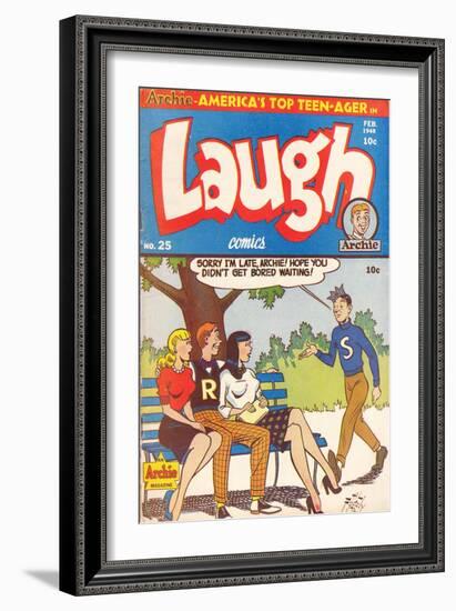 Archie Comics Retro: Laugh Comic Book Cover No.25 (Aged)-Al Fagaly-Framed Art Print