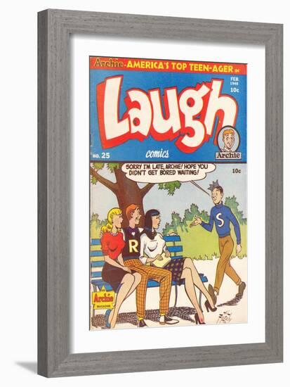 Archie Comics Retro: Laugh Comic Book Cover No.25 (Aged)-Al Fagaly-Framed Premium Giclee Print