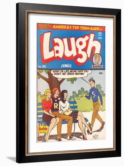 Archie Comics Retro: Laugh Comic Book Cover No.25 (Aged)-Al Fagaly-Framed Premium Giclee Print