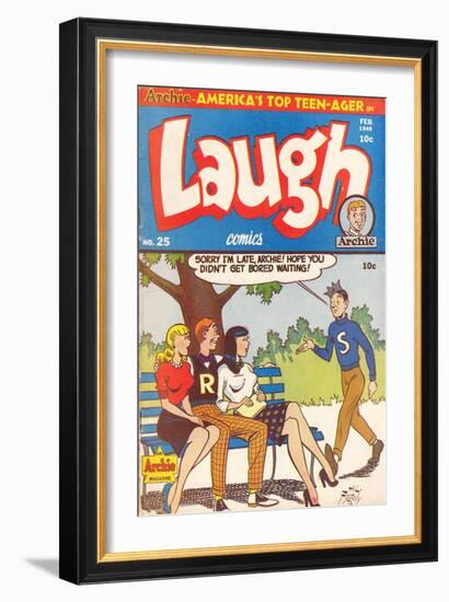 Archie Comics Retro: Laugh Comic Book Cover No.25 (Aged)-Al Fagaly-Framed Premium Giclee Print