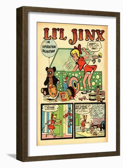 Archie Comics Retro: Li'l Jinx Comic Book Page Operation Dalmatian (Aged)-Joe Edwards-Framed Art Print