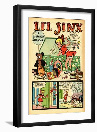 Archie Comics Retro: Li'l Jinx Comic Book Page Operation Dalmatian (Aged)-Joe Edwards-Framed Art Print