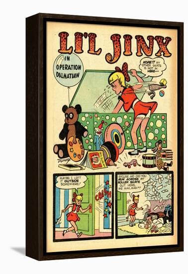 Archie Comics Retro: Li'l Jinx Comic Book Page Operation Dalmatian (Aged)-Joe Edwards-Framed Stretched Canvas