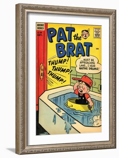 Archie Comics Retro: Pat the Brat Comic Book Cover No.16 (Aged)-null-Framed Art Print